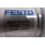  Boring 40 Slag 50 Festo DSNU-40-50-P-A. Unused.